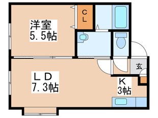 ガーデンズリビオの物件間取画像